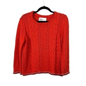 Leon & Harper Cottagecore Sweater Cotton Linen Blend